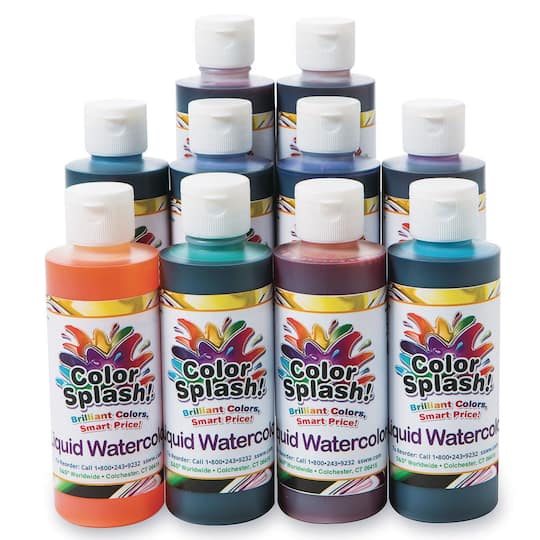 Color Splash!&#xAE; Liquid Watercolor Set